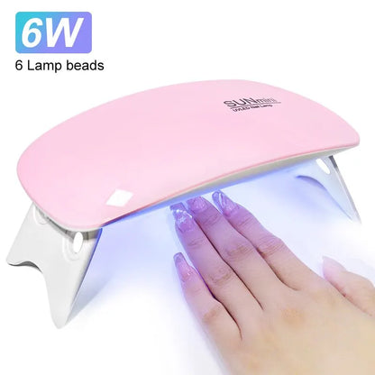 Mini 6W LED UV Nail Dryer